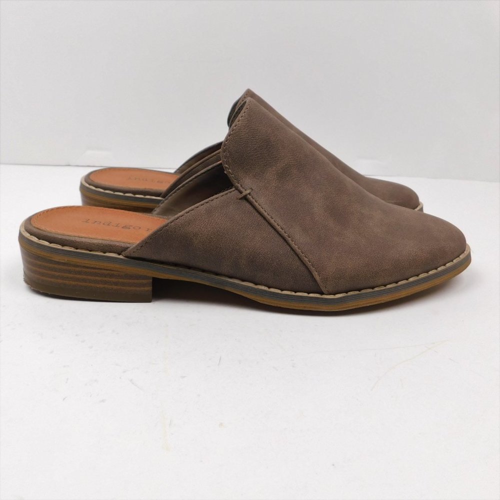 Indigo rd. Hayze Faux Leather Slides 6M (111923)